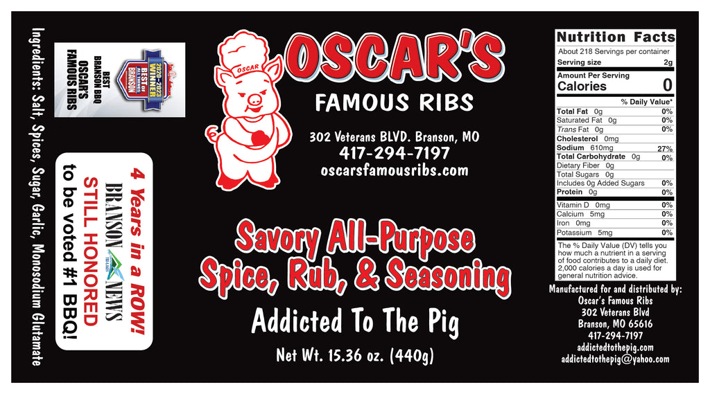 Oscar's All-purpose RUB